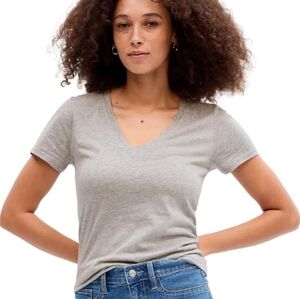 New With Tags Merona Size Large V-neck Short Sleeve 100% Cotton T-shirt